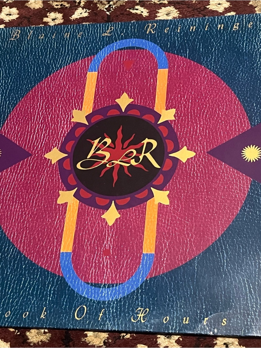 Blaine L. Reininger - Book Of Hours LP 1989 Les Disques Du Crépuscule ‎EX
